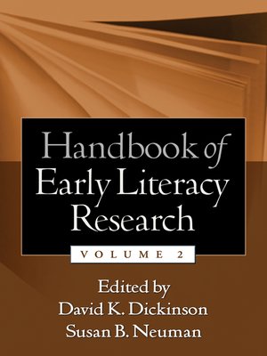cover image of Handbook of Early Literacy Research, Volume 2